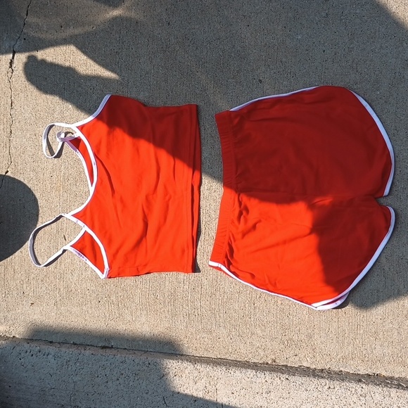 Matching top and short set multiple sizes multiple colors blue and white 1123 - Picture 2 of 3